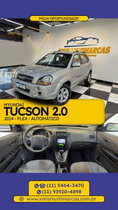 HYUNDAI TUCSON 2.0 MPFI GLS 16V 143CV 2WD FLEX 4P AUTOMÁTICO HYUNDAI TUCSON 2.0 MPFI GLS 16V 143CV 2WD FLEX 4P AUTOMÁTICO